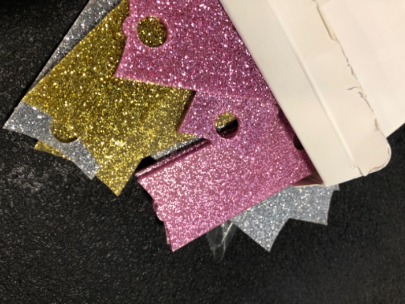 Photo 1 of 30 Pcs Shiny Tumbler Name Plate Compatible with Stanley 40 oz Cups Acrylic Nameplate Customizable Blank Name ID Tags Tumbler Lid Topper for Bottle Accessories (Gold, Silver, Pink)