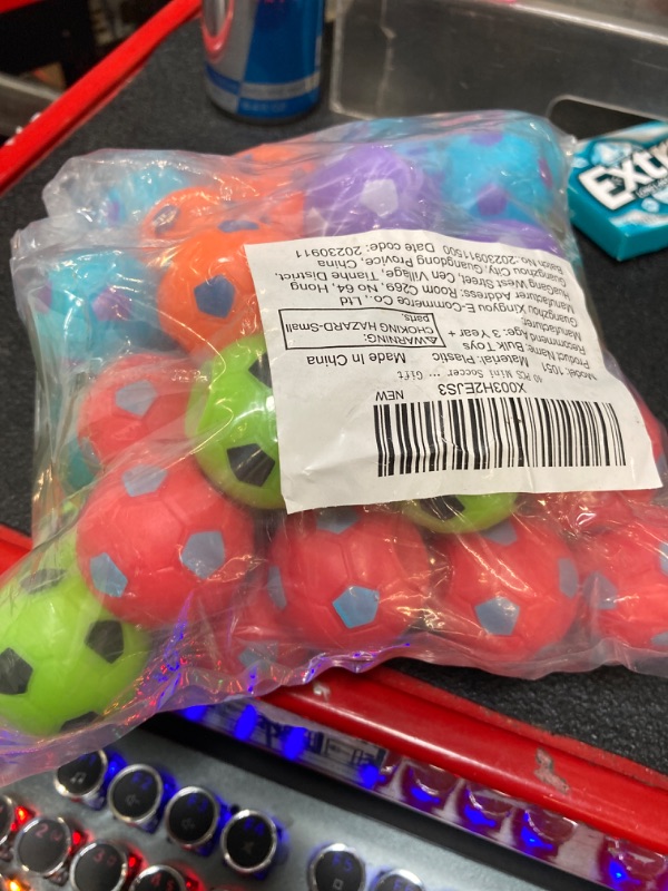 Photo 1 of AZEN 24 Pcs Soccer Party Favors for Kids 4-8 8-12, Mini Fidget Spinners Soccer Ball Toys, Goodie Bags Stuffers for Birthday Party, Treasure Box Toys for Classroom, Return Gifts for Kids
