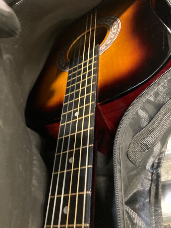 Photo 1 of 38" Wood Guitar With Case **GUITAR ONLY** 