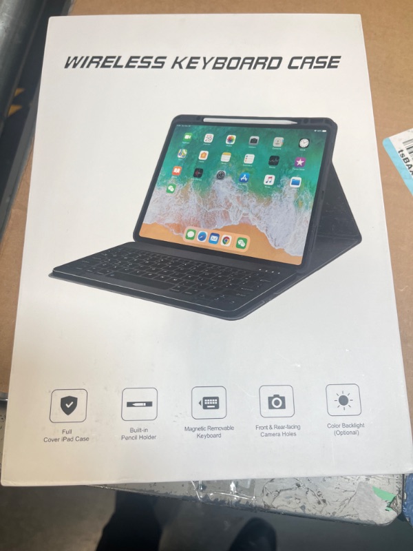 Photo 2 of OPAKIT iPad 10.2'' 9th/8th/7th Generation Case with Keyboard, 7-Color Backlit Detachable Bluetooth Keyboard and Pencil Holder, for 2021, 2019, Air 3rd, Pro 10.5'', Green for 10.2'' 7th/8th/9th/Air 3rd/Pro 10.5'' Green