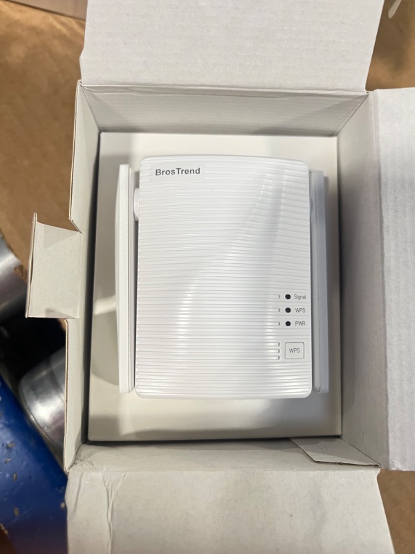 Photo 4 of BrosTrend Dual Band 1200Mbps WiFi Bridge, Convert Your Wired Device to Wireless Network, Works with Any Ethernet-Enabled Devices, WiFi to Ethernet Adapter with Standard RJ45 LAN Port, Easy Setup