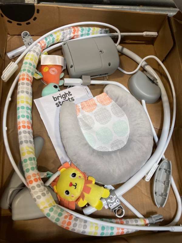 Photo 1 of Bright Starts Whimsical Wild Comfy Baby Bouncer Seat with Soothing Vibration and Music