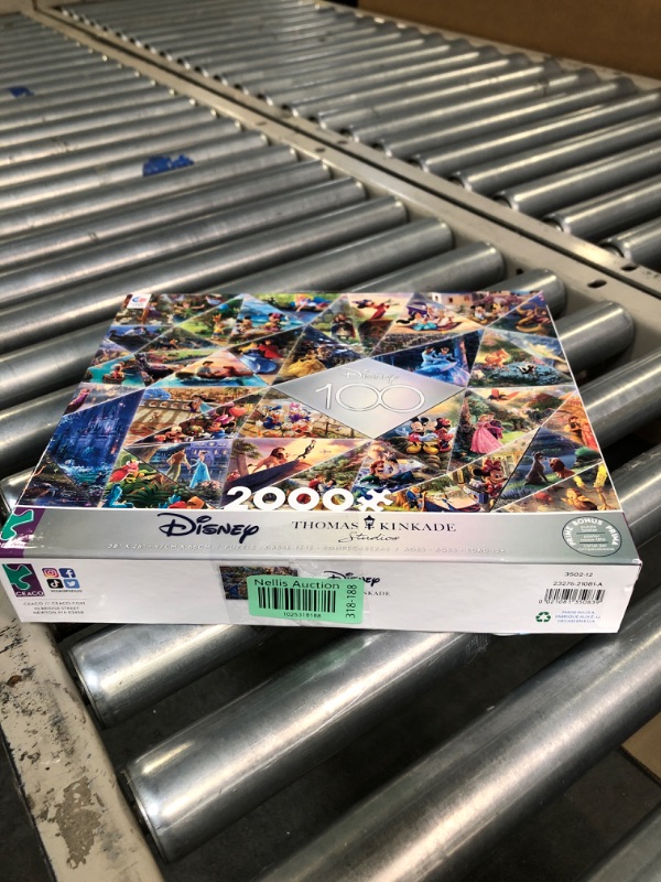 Photo 1 of Ceaco - Disney's 100th Anniversary - Thomas Kinkade - 100th Anniversary Collage - 2000 Piece Jigsaw Puzzle, 38 x 26