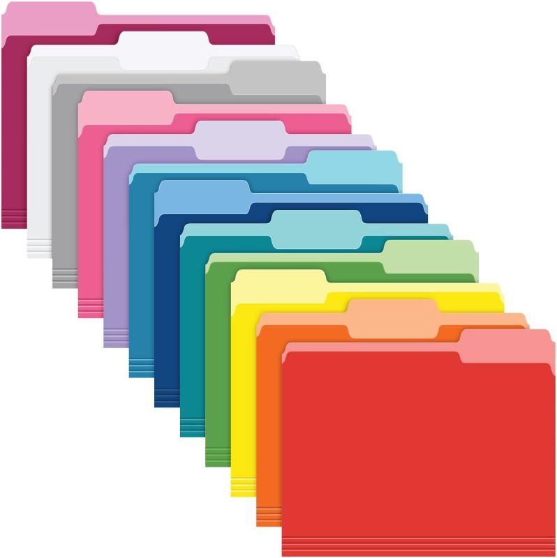 Photo 1 of Assorted Colors Folders for Documents 