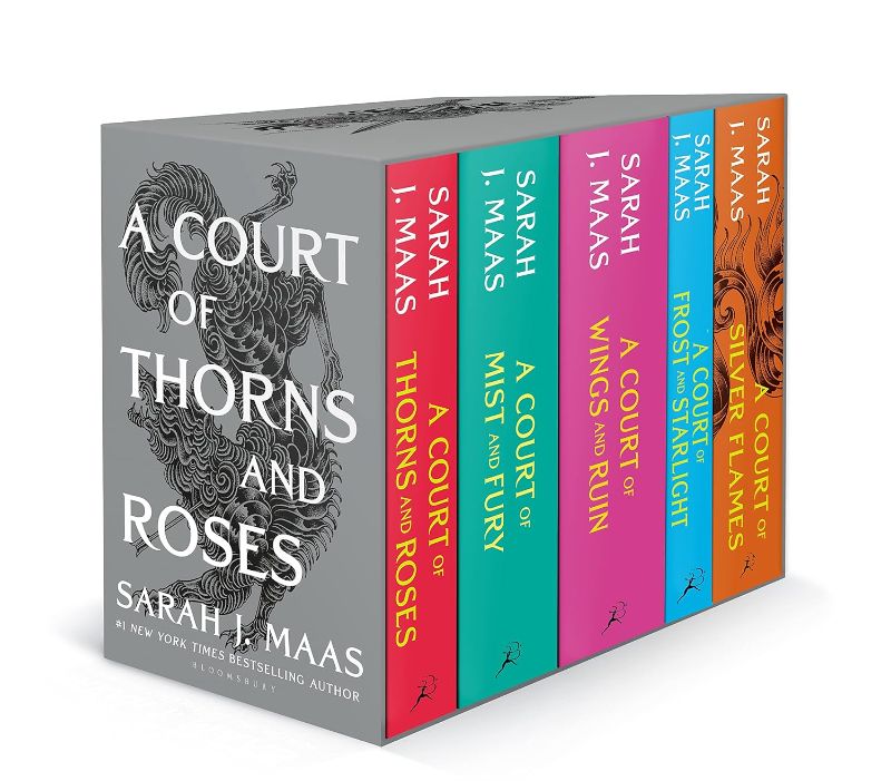 Photo 1 of A Court of Thorns and Roses Paperback Box Set (5 books) (A Court of Thorns and Roses, 9) Paperback