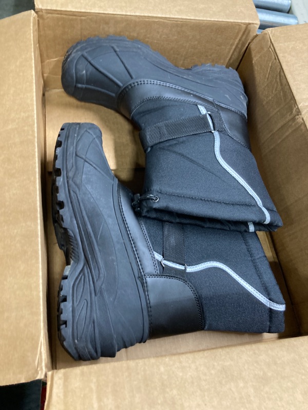 Photo 3 of FREE SOLDIER Mens Snow Boots Insulated Waterproof Winter Shoes Nonslip Outdoor Footwear with Removable Lining Size 11
