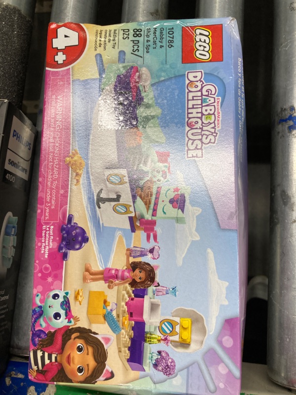 Photo 3 of LEGO Gabby's Dollhouse Gabby & Mercat’s Ship & Spa 10786 Building Toy for Fans of The DreamWorks Animation Series, Boat Playset, Beauty Salon and Accessories for Imaginative Play for Kids Ages 4+