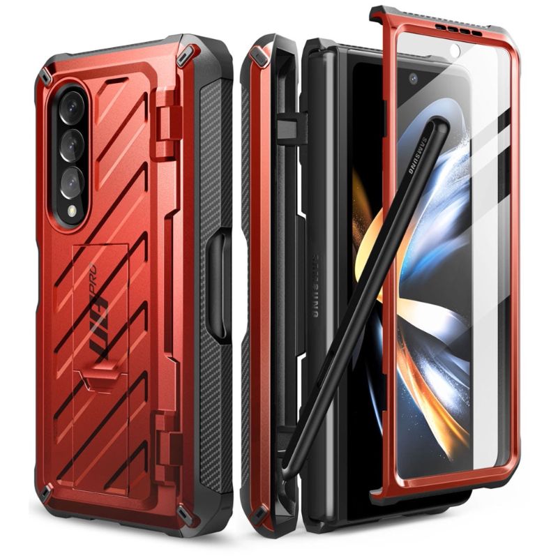 Photo 1 of 
SUPCASE Unicorn Beetle Pro Case for Samsung Galaxy Z Fold 4 5G (2022), Full-Body Dual Layer Rugged Case with Built-in Screen Protector & Kickstand & S Pen Slot (Ruddy)