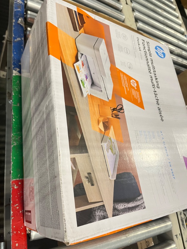 Photo 1 of HP DeskJet Plus 4155 Wireless All-in-One Printer | Mobile Print, Scan & Copy | HP Instant Ink Ready | Auto Document Feeder (3XV13A) (Renewed)
