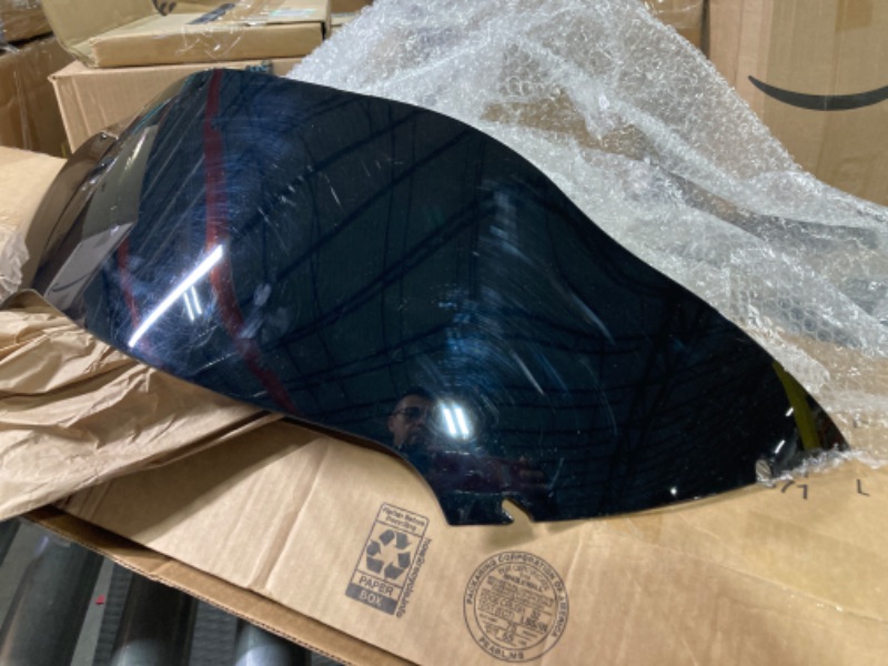 Photo 2 of ***slightly different shape**NINOMA Laminar Smoked Motorcycle Lip Windshield Windscreen Wind Shield Compatible with Harley Dyna Sportster Softail