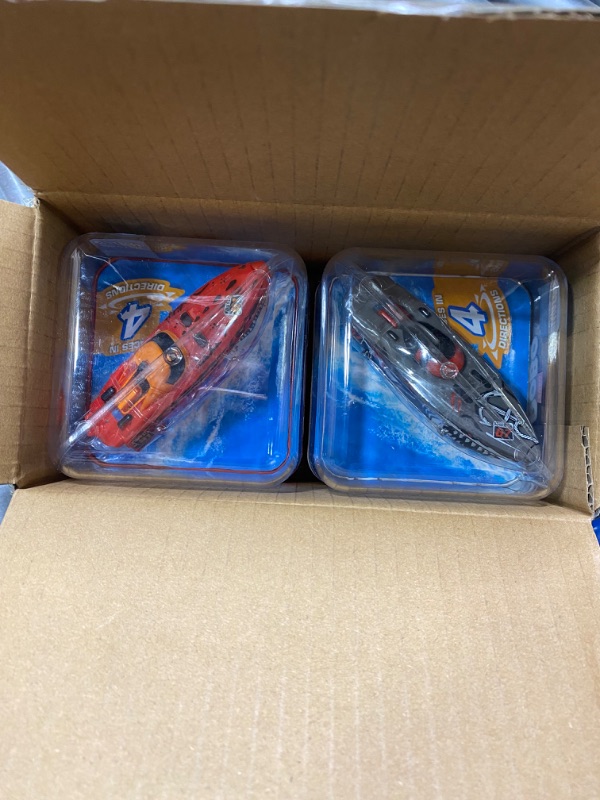 Photo 3 of Robo Alive Robo Boats, White Shark & Dino Shark Boat, 2 Pack, by ZURU Water Activated Boat Toy, (Amazon Exclusive)