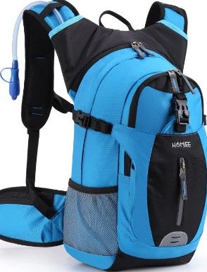 Photo 1 of 
20L HYDRATION BACKPACK IN BLUE
LARGE CAPACITY WITH 2.5L WATER BLADDER
INSULATED AND PREMIUM MATERIAL
MULTI-COMPARTMENTS WITH LAPTOP POCKET
COMFORTABLE AND BREATHABLE
