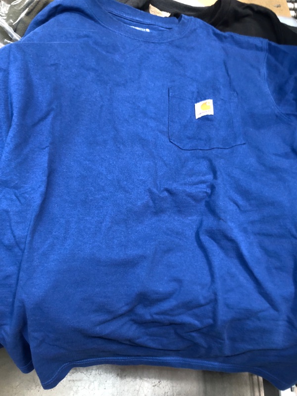 Photo 1 of CARHARTT MENS BLUE T SHIRT LARGE 