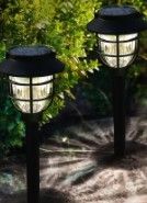 Photo 1 of 10 Pack Solar Pathway Lights Outdoor - Bright Solar Powered Garden Lights with Warm White LED, Auto On/Off Waterproof Path Lights Decorative, Landscape Lighting for Yard Patio Walkway Driveway