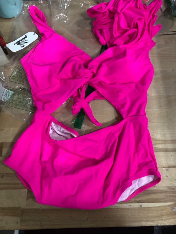 Photo 1 of **unbranded HOT PINK BATHING SWIMSUIT  XL