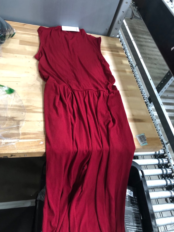 Photo 1 of **unbranded red turtle neck jumpsuit xl