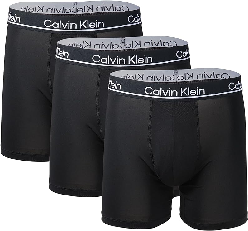 Photo 1 of Calvin Klein Men's Micro Stretch 3-Pack Boxer Brief, X-Large 3 Black