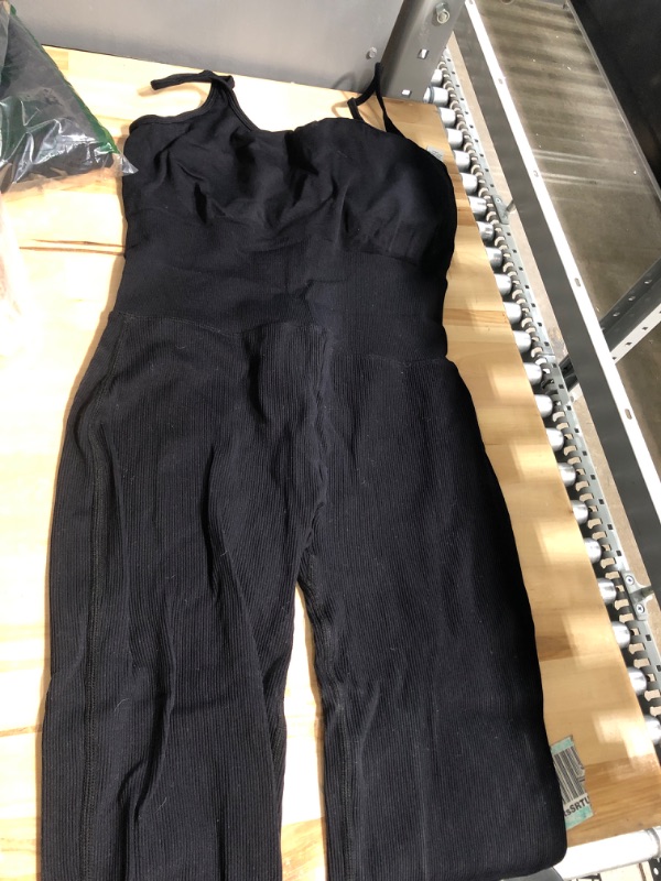 Photo 1 of Black spandex jumpsuit size medium