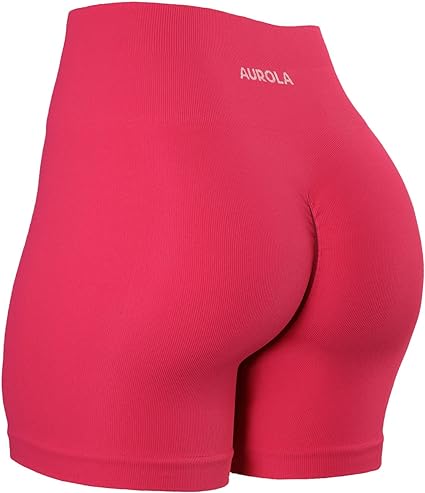 Photo 1 of AUROLA Power Scrunch Butt Workout Shorts for Women Seamless Gym Shorts High Waist Tummy Control Yoga Biker Shorts size unknown
