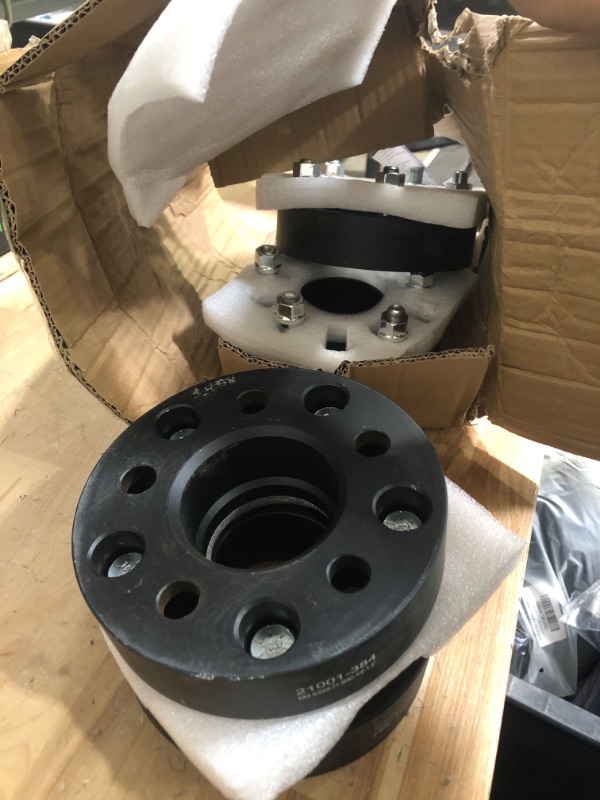 Photo 1 of 5x4.5 to 5x5.5 Wheel Adapters Spacers for J~e~e~p Wheel on XJ ZJ KJ KK TJ YJ MJ Ranger, 4pcs 1.5 inch Forged Conversion Wheel Spacers 5x114.3mm to 5x139.7mm with 1/2x20 Studs, Change Bolt Pattern