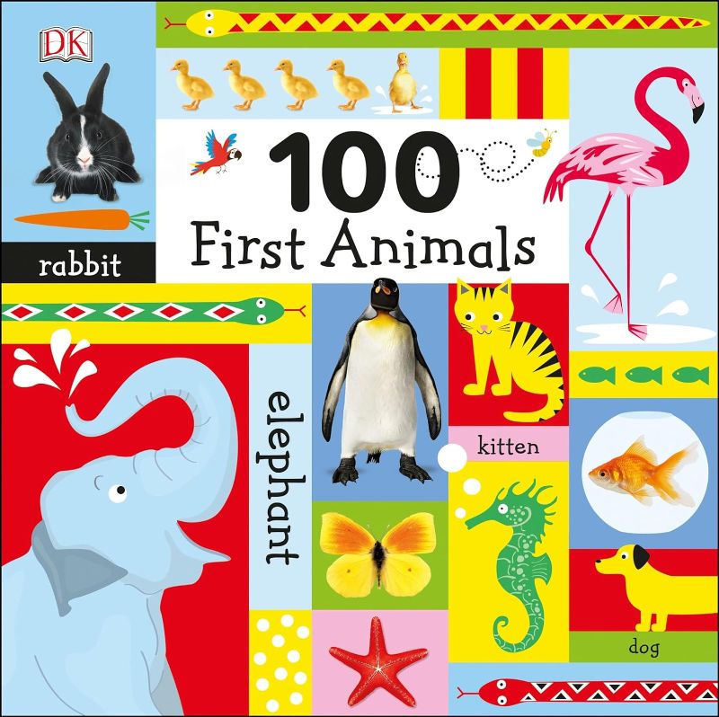 Photo 1 of 100 First Animals Board book – Illustrated, March 6, 2018
