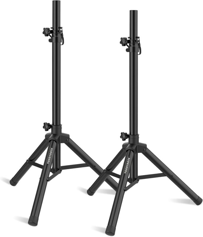 Photo 1 of Pair of Tripod Speaker Stands PA DJ Short Tripod Speaker Stand Slim Mini Speaker Stand
