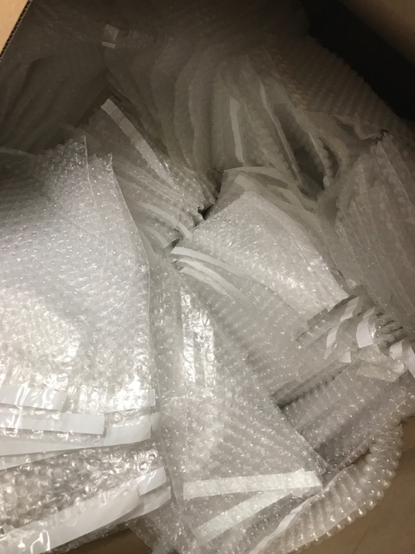 Photo 2 of 250 6x8.5 Clear Self-Sealing Bubble Out Bag Pouches from The Boxery