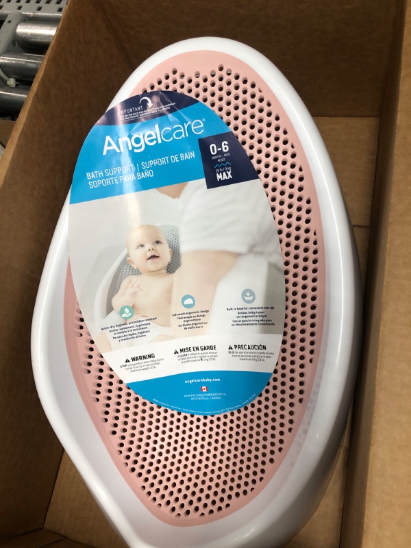 Photo 2 of Angelcare Baby Bath Support (Pink) | Ideal for Babies Less than 6 Months Old