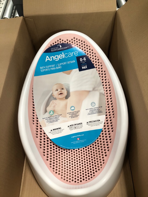 Photo 2 of Angelcare Baby Bath Support (Pink) | Ideal for Babies Less than 6 Months Old