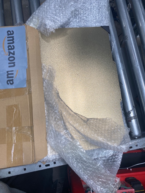 Photo 1 of 3D Printer Build Plate Magnetic Build Plate 470x470mm Double Sided PEI Coated 200? High Temperature Resistance Flexible Spring Steel Plate Magnetic Base Kit for CR10 Maximum