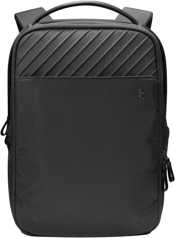 Photo 1 of tomtoc Laptop Backpack 20L Techpack Workpack Designed for Business Professional Commuter, City EDC Backpack Daypack for 16-inch Laptop MacBook Pro, Black