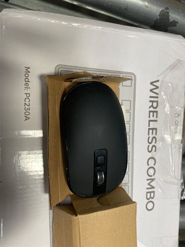 Photo 1 of Amazon Basics Wireless Computer Keyboard and Mouse Combo - Quiet and Compact - US Layout (QWERTY)