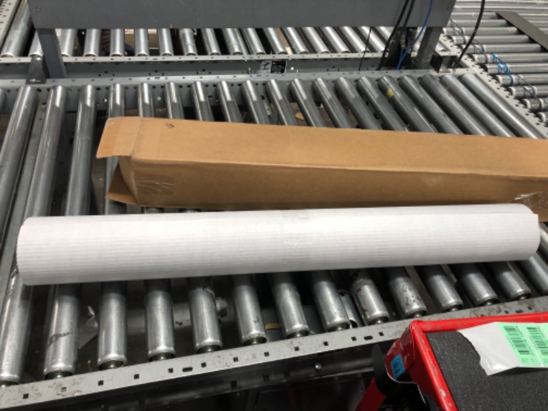 Photo 2 of 12 feet x 36" White Single-face Corrugated B Flute Cardboard Roll.