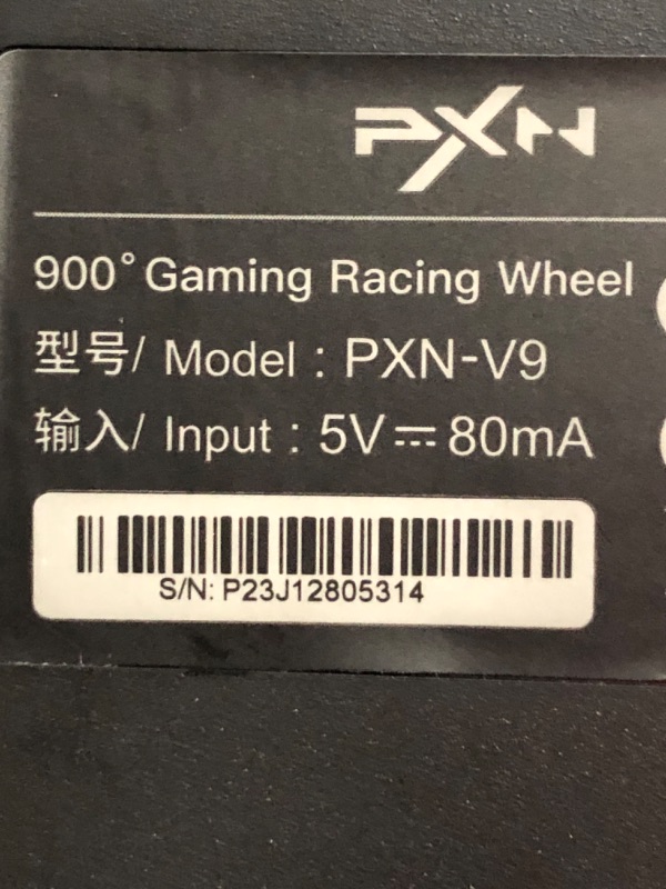 Photo 5 of (used)(see all images) PXN PC Steering Wheel, V9 Universal Usb Car Sim 270/900 Degree Race Steering Wheel 