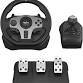 Photo 1 of (used)(see all images) PXN PC Steering Wheel, V9 Universal Usb Car Sim 270/900 Degree Race Steering Wheel 