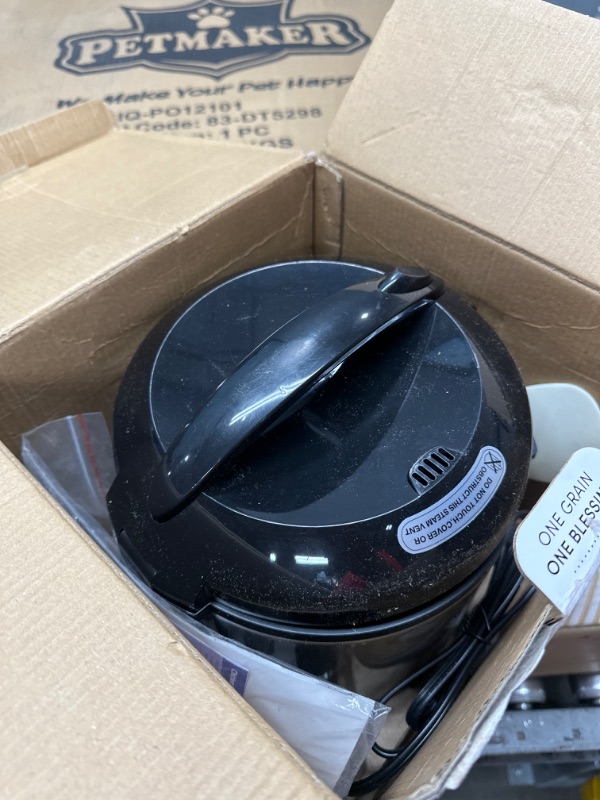 Photo 2 of ***DAMAGED - SEE COMMENTS***
AROMA Digital Rice Cooker, 4-Cup (Uncooked) / 8-Cup (Cooked), Steamer, Grain Cooker, Multicooker, 2 Qt, Stainless Steel Exterior, ARC-914SBD