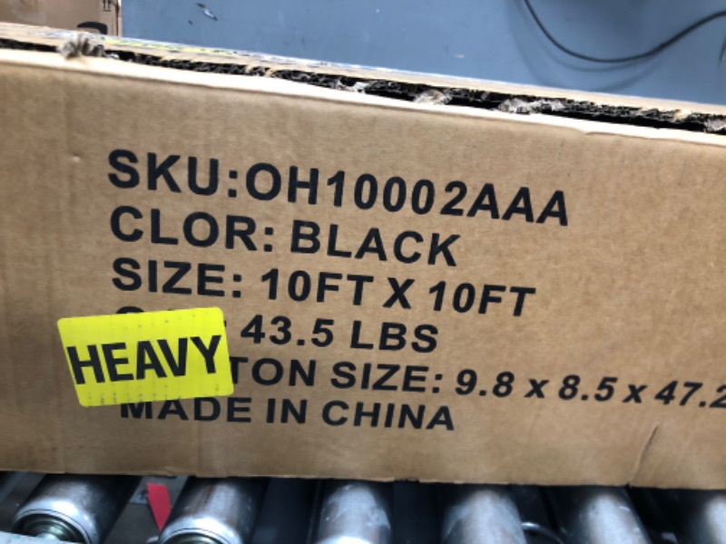 Photo 1 of 10 ft canopy (black )  