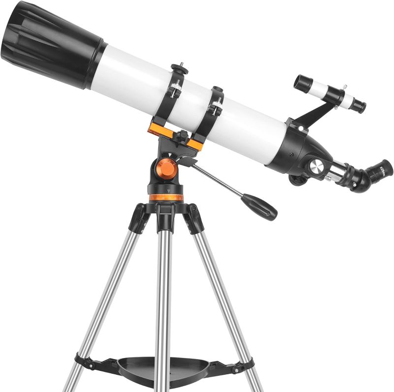 Photo 1 of Dianfan Telescope,80mm Aperture 600mm Telescopes for Adults Astronomy,Fully Mult-Coated High Powered Refracting Telescope for Kids Beginners,Professional Telescopes with Tripod,Phone Adapter and Bag Telescope 80600