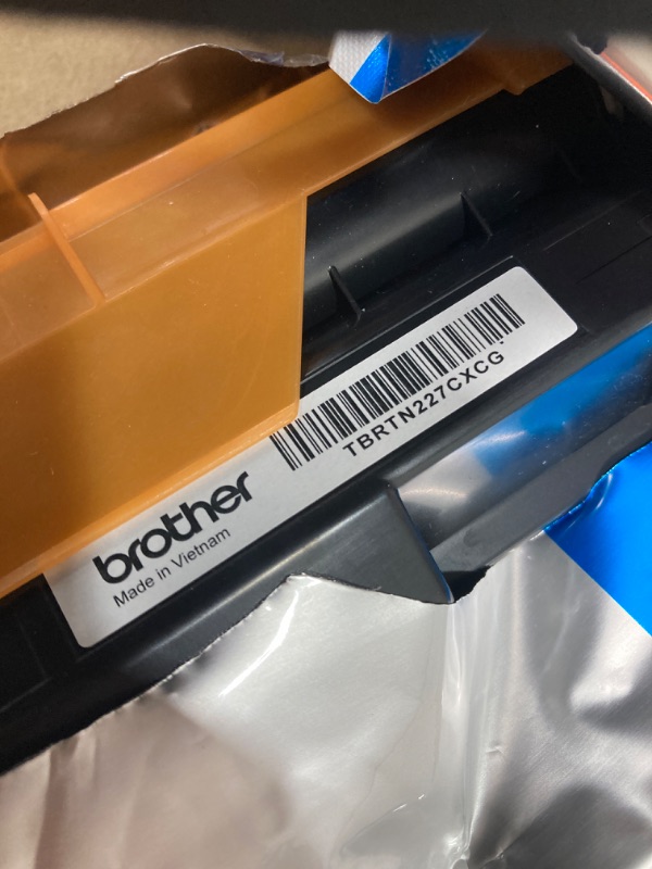 Photo 1 of 1pcs Brother Genuine TN227C, High Yield Toner Cartridge, Replacement Cyan Toner, Page Yield Up to 2,300 Pages, TN227, Amazon Dash Replenishment Cartridge TN227C Toner