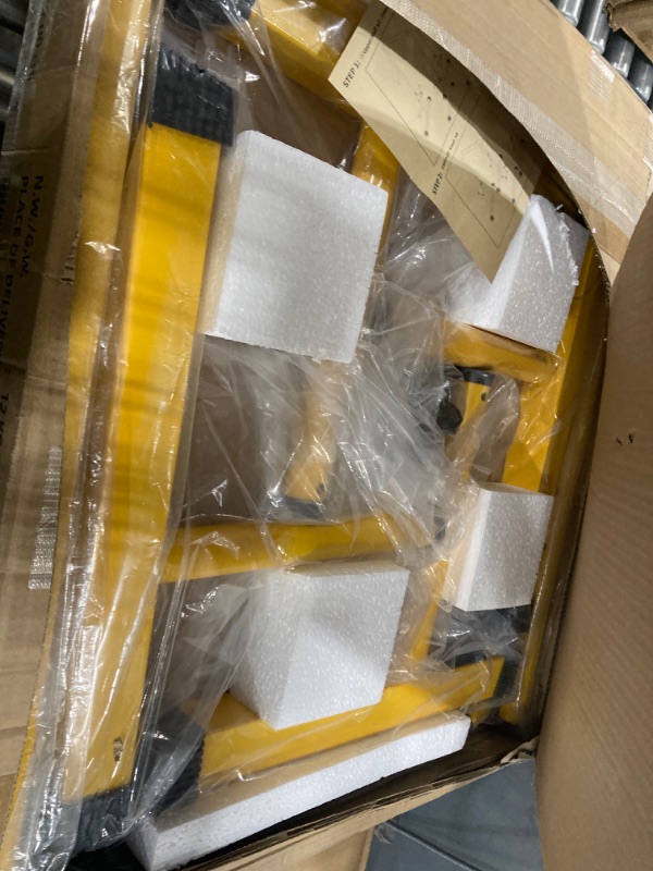 Photo 1 of POWER GUIDANCE Dip Bar, Dip Stand Station for Full Body Strength Training, Adjustable Height 30Inches - 38.6Inched, 3 Colors Available 3. yellow