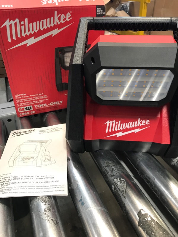 Photo 2 of (READ FULL POST) Milwaukee M18 GEN-2 18-Volt Lithium-Ion Cordless 4000 Lumens ROVER LED AC/DC Flood Light (Tool-Only)