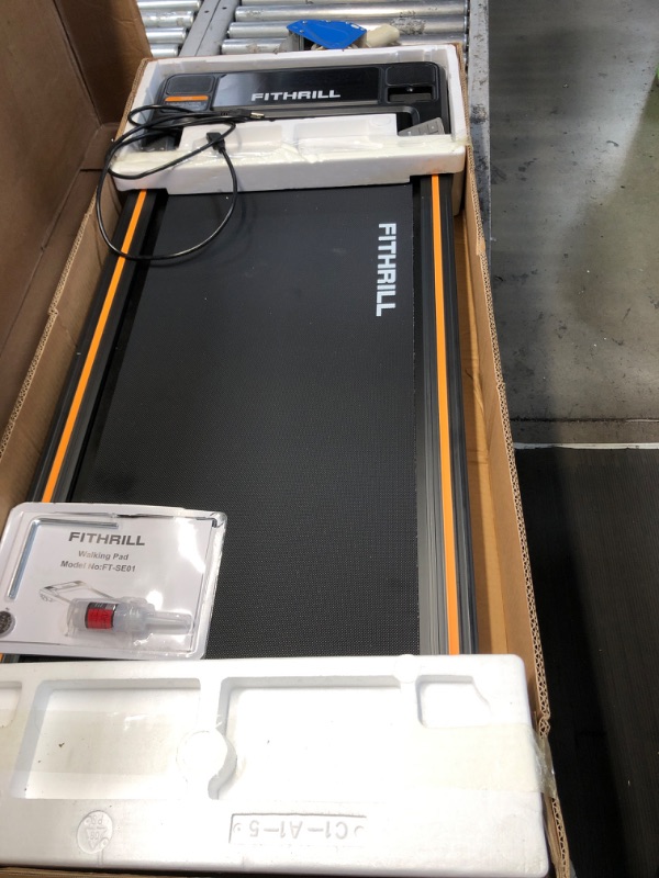 Photo 2 of **NON-REFUNDABLE, PARTS ONLY** Walking Pad Under Desk Treadmill for Home Office, Portable Mini Walking Jogging Treadmill with Incline, 265LBS Capacity, LED Display, Remote Control
