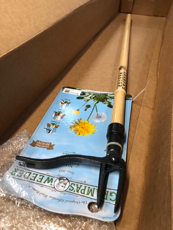 Photo 1 of Grampa's Weeder 44 in. Steel Weeder Wood Handle
