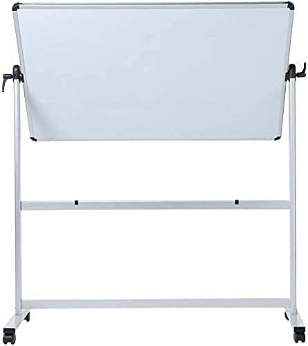 Photo 1 of VIZ-PRO Double-Sided Magnetic Mobile Whiteboard, 48 x 36 Inches, Aluminium Frame and Stand
