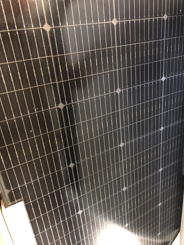 Photo 1 of **SEE NOTES**200 Watt 12 Volt Solar Panel 2 Pack of 100 Watt 9BB Monocrystalline Solar Module Solar Panels with Half Cut Cells for RV Home Boat and Other Off Grid System