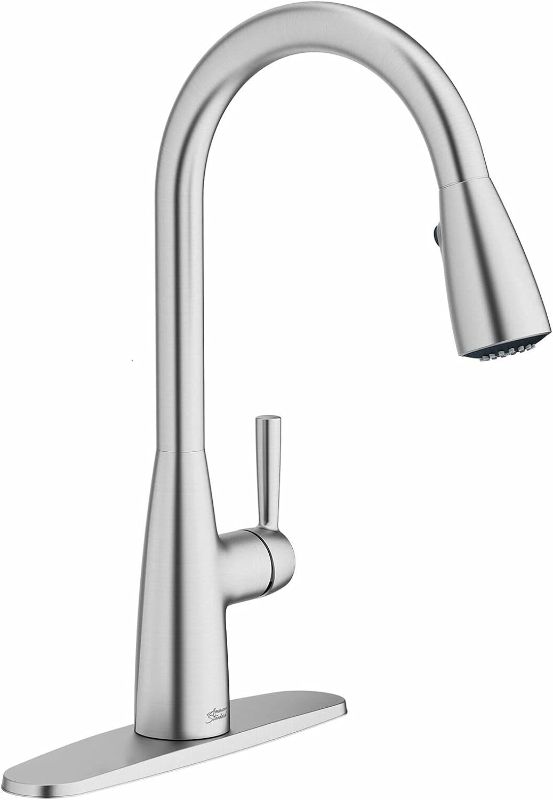 Photo 1 of (Parts only) Glacier Bay American Standard Fairbury 2S Single-Handle Pull-Down Sprayer Kitchen Faucet in Stainless Steel, Silver
