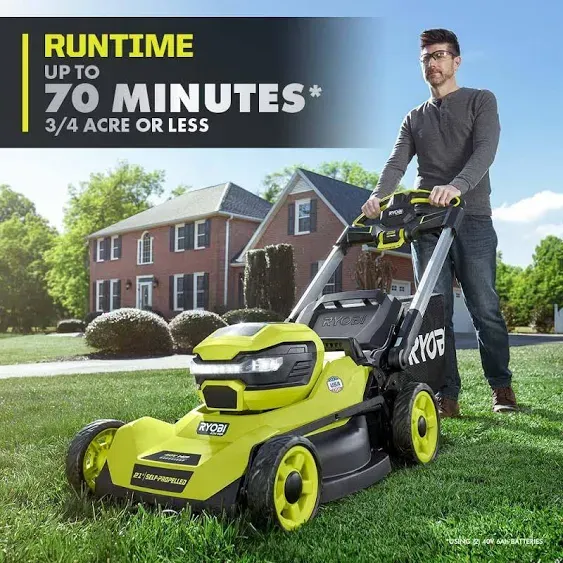 Photo 1 of **SEE NOTES**RYOBI
40V HP Brushless 21 in. Cordless Battery Walk Behind Self-Propelled Lawn Mower with (2) 6.0 Ah Batteries and Charger