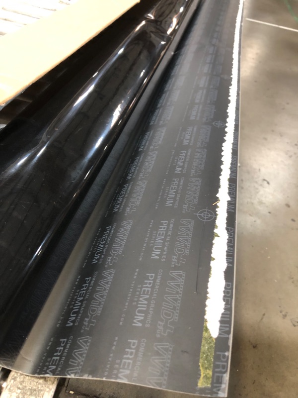 Photo 2 of **see photos**Black High Gloss Realistic Paint-Like Microfinish Vinyl Wrap Roll with VViViD XPO Air Release Technology (6ft x 5ft)
