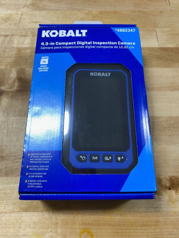 Photo 1 of Kobalt 4.3 Inch Compact Digital Inspection Camera 4882347
