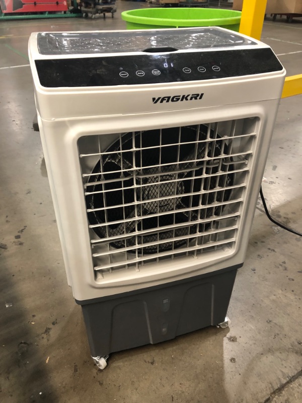 Photo 3 of **SEE NOTES**VAGKRI Evaporative Air Cooler, 2200CFM Swamp Cooler, 120°Oscillation Air Cooler with Remote Control, 24H Timer, 3 Modes & Wind Speeds for Outdoor Indoor Use, 9.2Gallon Evaporative Cooler